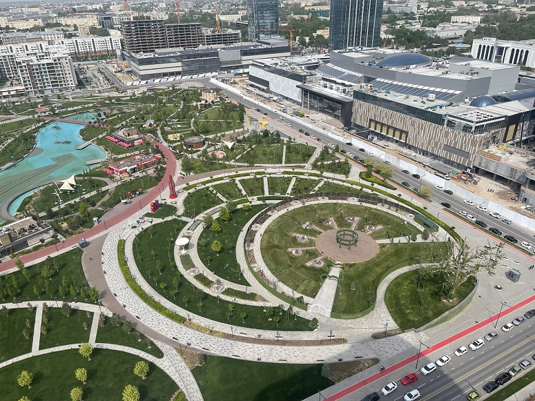 Tashkent City Park from Above